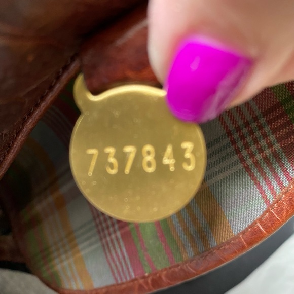 Vintage Mulberry croco embossed bag - Picture 8 of 9